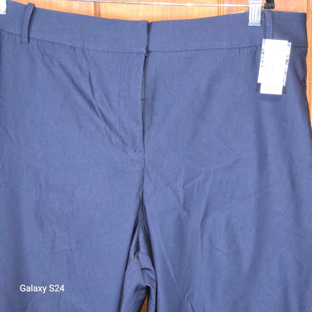Women's‎ Navy Blue Slim Ankle Mid Rise Pants Size 24